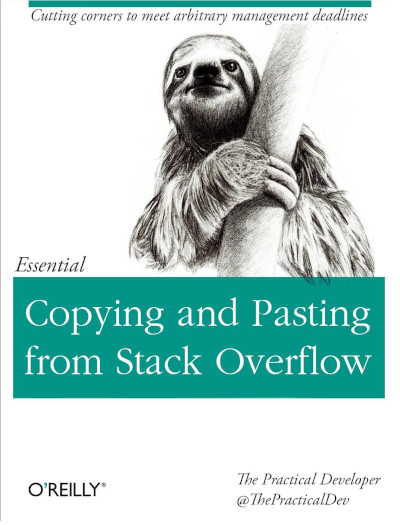 Okładka książki: Copying and Pasting from Stack Overflow